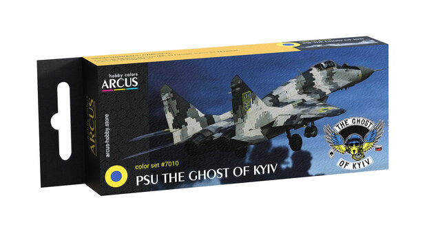 Arcus Hobby Colors 7010 - PSU The Ghost of Kyiv  - Paint Set