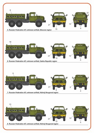 Armory AR14804 - VZ-20-350 air tanker on ZiL-131 chassis - 1:144
