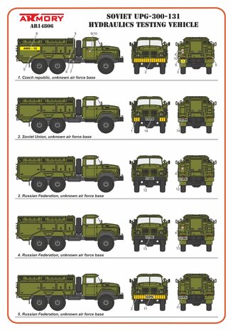 Armory AR14806 - UPG-300-131 hydraulics testing vehicle on ZiL-131 chassis  - 1:144