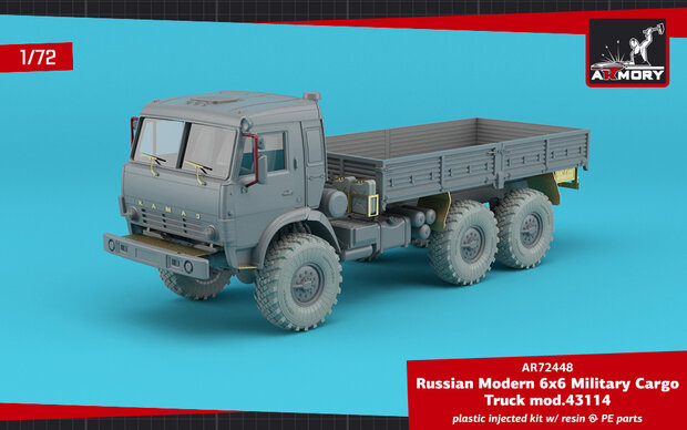 Armory AR72448-R - Russian Modern 6x6 Military Cargo Truck mod.43114, LIMITED EDITION - 1:72