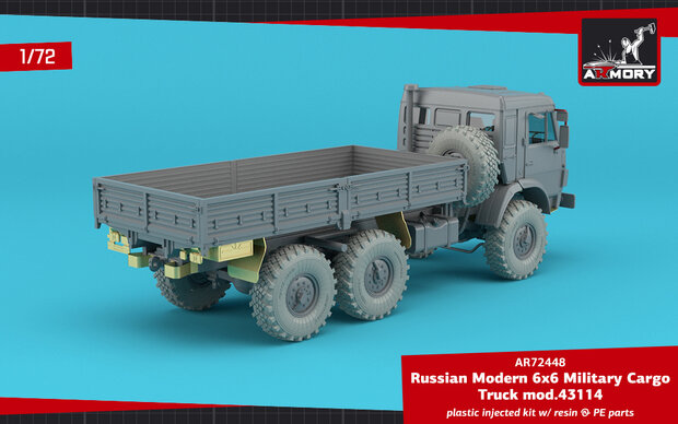 Armory AR72448-R - Russian Modern 6x6 Military Cargo Truck mod.43114, LIMITED EDITION - 1:72