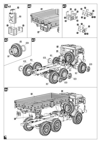 Armory AR72448-R - Russian Modern 6x6 Military Cargo Truck mod.43114, LIMITED EDITION - 1:72