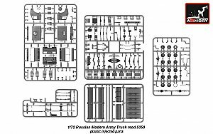 Armory AR72407-R - Russian Modern 6x6 Military Cargo Truck mod.5350, LIMITED EDITION - 1:72