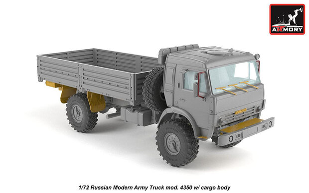 Armory AR72406-R - Russian Modern 4x4 Military Cargo Truck mod.4350, LIMITED EDITION - 1:72