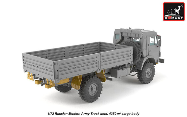 Armory AR72406-R - Russian Modern 4x4 Military Cargo Truck mod.4350, LIMITED EDITION - 1:72