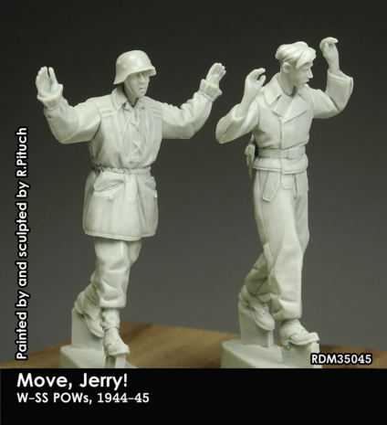 RDM35045 - W-SS POWs, Normandy 1944 (Move, Jerry!)  - 1:35 - [RADO Miniatures]