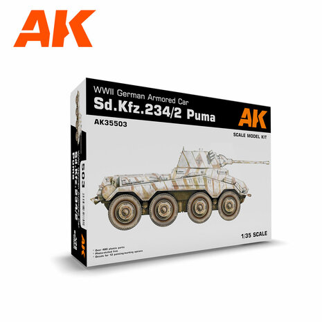 AK35503 - Sd.Kfz.234/2 Puma - 1:35 - [AK Interactive]