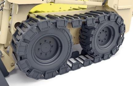 Gecko Models 35GM0009 - US Army Light Type III Skid Steer Loader (M400W) with Bar Track - 1:35