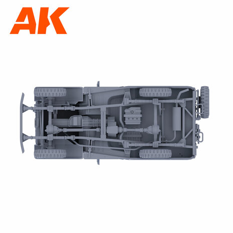 AK35001 - FJ43 SUV with Hard Top - 1:35 - [AK Interactive]
