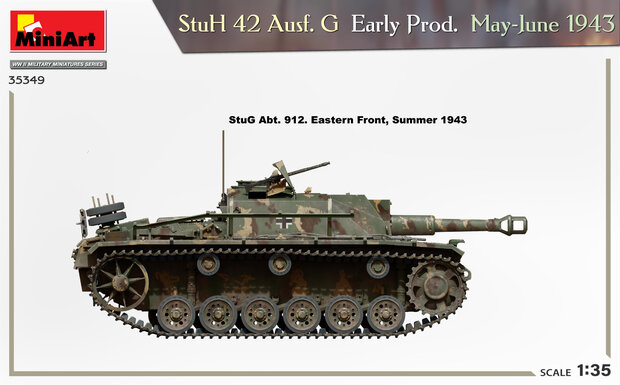 MiniArt 35349 - StuH 42 Ausf. G Early Prod. May-June 1943 - 1:35