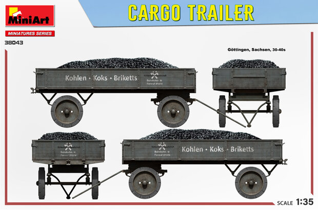 MiniArt 38043 - German Cargo Trailer - 1:35