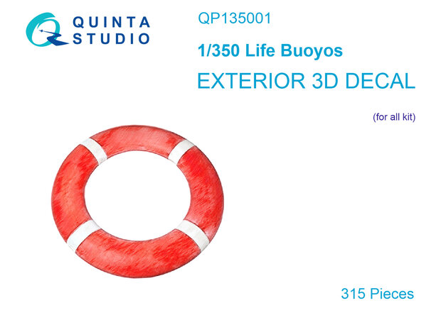 Quinta Studio QP135001 - Life Buoys 315 pcs (All kits) - 1:350