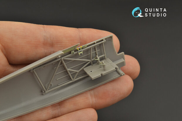 Quinta Studio QD48209 - Arado Ar 68 E/F 3D-Printed & coloured Interior on decal paper (for Roden kit) - 1:48
