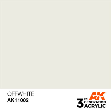 AK11002 - Offwhite  - Acrylic - 17 ml - [AK Interactive]