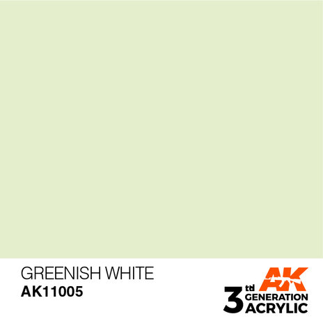 AK11005 - Greenish White  - Acrylic - 17 ml - [AK Interactive]