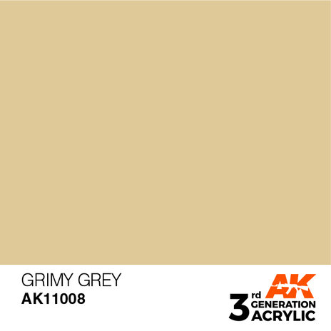 AK11008 - Grimy Grey  - Acrylic - 17 ml - [AK Interactive]