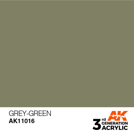 AK11016 - Grey-Green  - Acrylic - 17 ml - [AK Interactive]