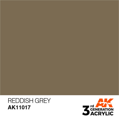 AK11017 - Reddish Grey  - Acrylic - 17 ml - [AK Interactive]