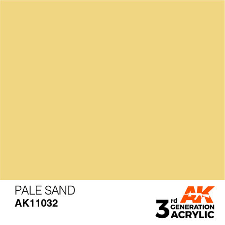 AK11032 - Pale Sand  - Acrylic - 17 ml - [AK Interactive]