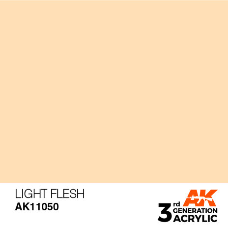 AK11050 - Light Flesh  - Acrylic - 17 ml - [AK Interactive]