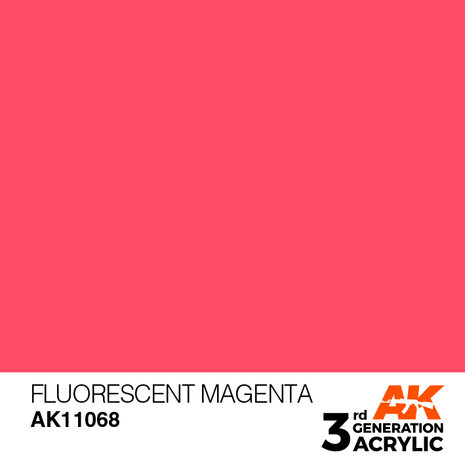 AK11068 - Fluorescent Magenta  - Acrylic - 17 ml - [AK Interactive]