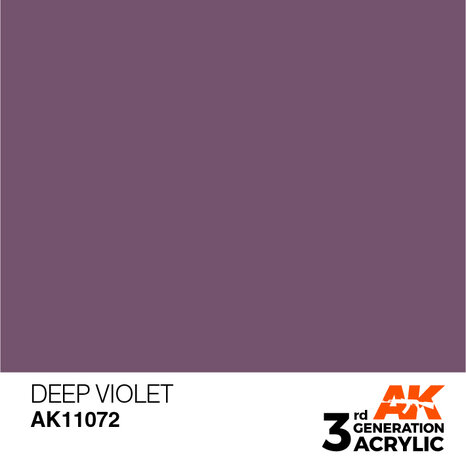 AK11072 - Deep Violet  - Intense - 17 ml - [AK Interactive]