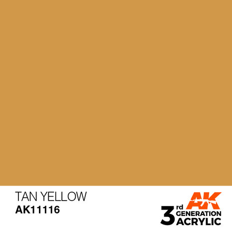 AK11116 - Tan Yellow  - Acrylic - 17 ml - [AK Interactive]