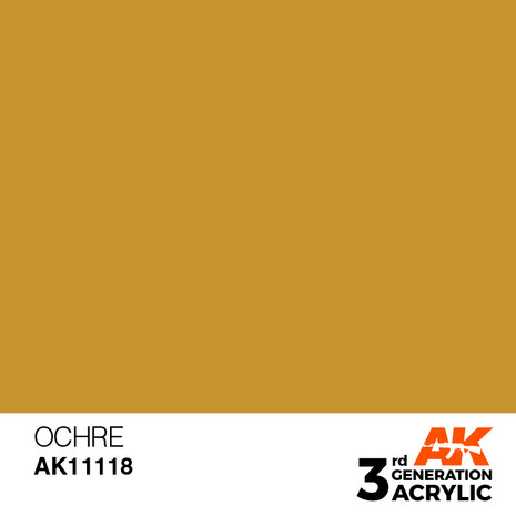 AK11118 - Ocher  - Acrylic - 17 ml - [AK Interactive]