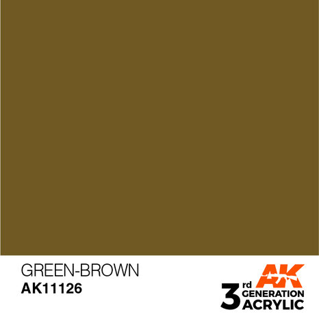 AK11126 - Green-Brown  - Acrylic - 17 ml - [AK Interactive]