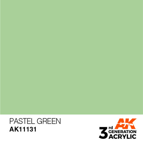 AK11131 - Pastel Green  - Pastel - 17 ml - [AK Interactive]