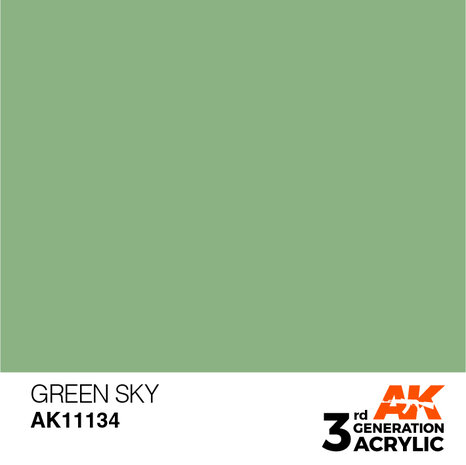 AK11134 - Green Sky  - Acrylic - 17 ml - [AK Interactive]