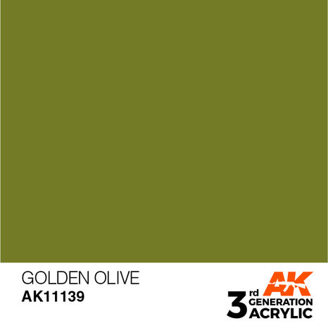 AK11139 - Golden Olive  - Acrylic - 17 ml - [AK Interactive]