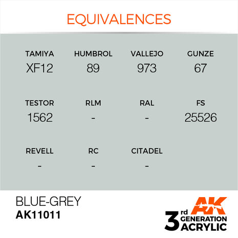 AK11011 - Blue-Grey  - Acrylic - 17 ml - [AK Interactive]