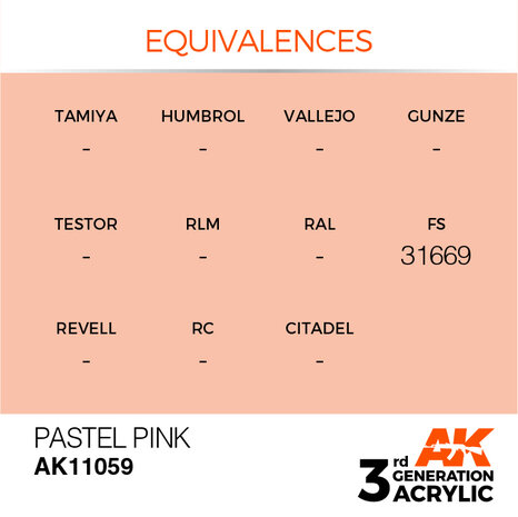AK11059 - Pastel Pink  - Pastel - 17 ml - [AK Interactive]