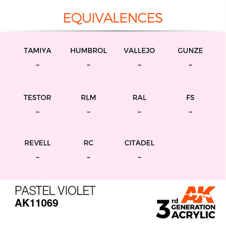 AK11069 - Pastel Violet  - Pastel - 17 ml - [AK Interactive]