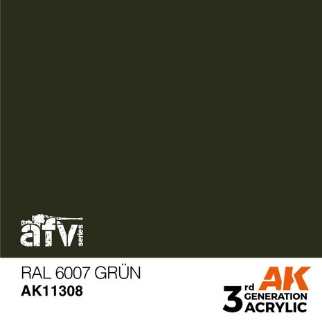 AK11308 - RAL 6007 Grün - Acrylic - 17 ml - [AK Interactive]