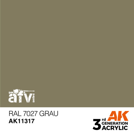 AK11317 - RAL 7027 Grau - Acrylic - 17 ml - [AK Interactive]