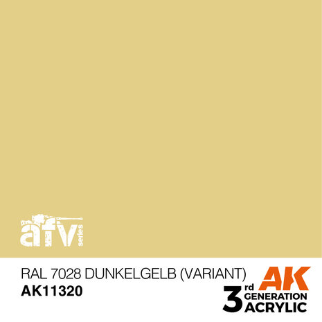 AK11320 - RAL 7028 Dunkelgelb (Variant) - Acrylic - 17 ml - [AK Interactive]