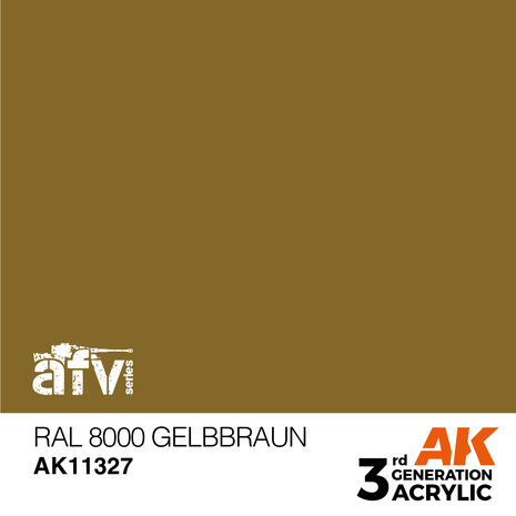 AK11327 - RAL 8000 Gelbbraun - Acrylic - 17 ml - [AK Interactive]