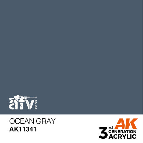 AK11341 - Ocean Gray (FS35164) - Acrylic - 17 ml - [AK Interactive]