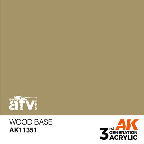 AK11351 - Wood Base - Acrylic - 17 ml - [AK Interactive]