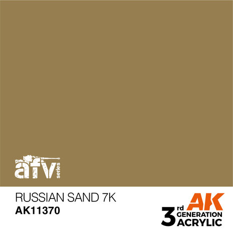 AK11370 - Russian Sand 7K - Acrylic - 17 ml - [AK Interactive]