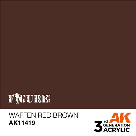 AK11419 - Waffen Red Brown - Acrylic - 17 ml - [AK Interactive]
