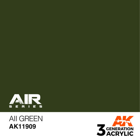 AK11909 - AII Green - Acrylic - 17 ml - [AK Interactive]