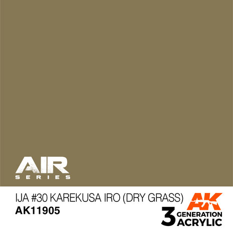 AK11905 - IJA  30 Karekusa iro (Dry Grass) - Acrylic - 17 ml - [AK Interactive]