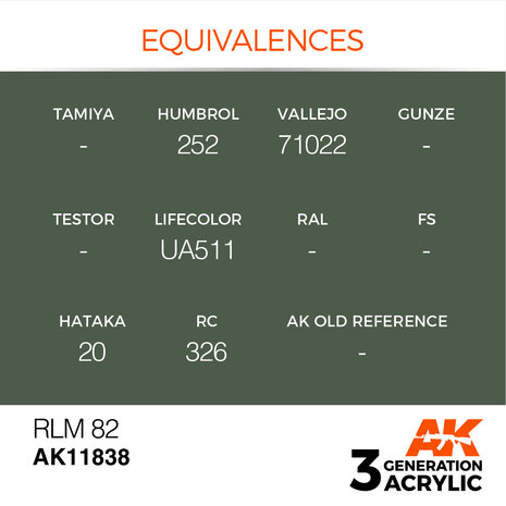 AK11838 - RLM 82 - Acrylic - 17 ml - [AK Interactive]