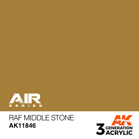AK11846 - RAF Middle Stone - Acrylic - 17 ml - [AK Interactive]