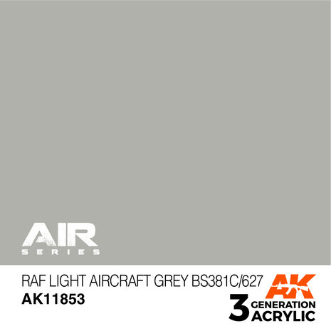 AK11853 - RAF Light Aircraft Grey BS381C/627 - Acrylic - 17 ml - [AK Interactive]