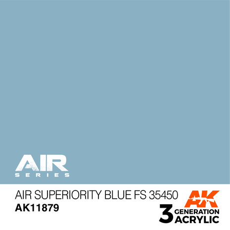 AK11879 - Air Superiority Blue FS 35450 - Acrylic - 17 ml - [AK Interactive]