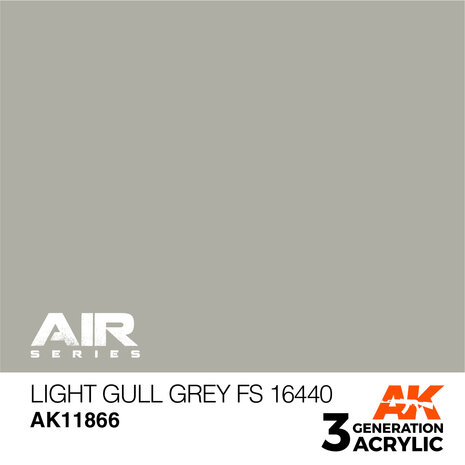 AK11866 - Light Gull Grey FS 16440 - Acrylic - 17 ml - [AK Interactive]